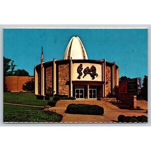 Postcard Ohio Canton Pro Football Hall of Fame Sports Shrine Vintage c1970s OH